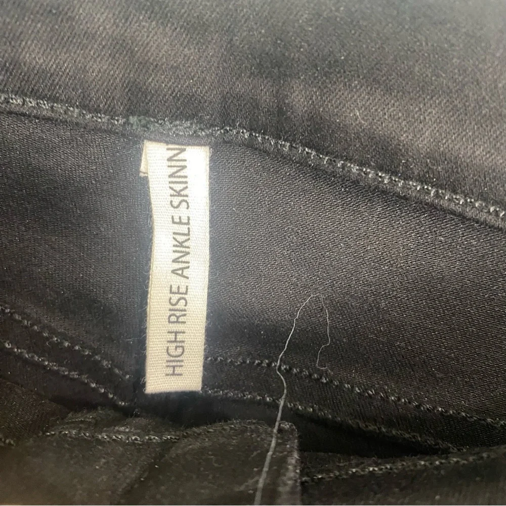 Rag & Bone Gunmetal High Rise Skinny Ankle Jeans Silver Metallic Size‎ 31